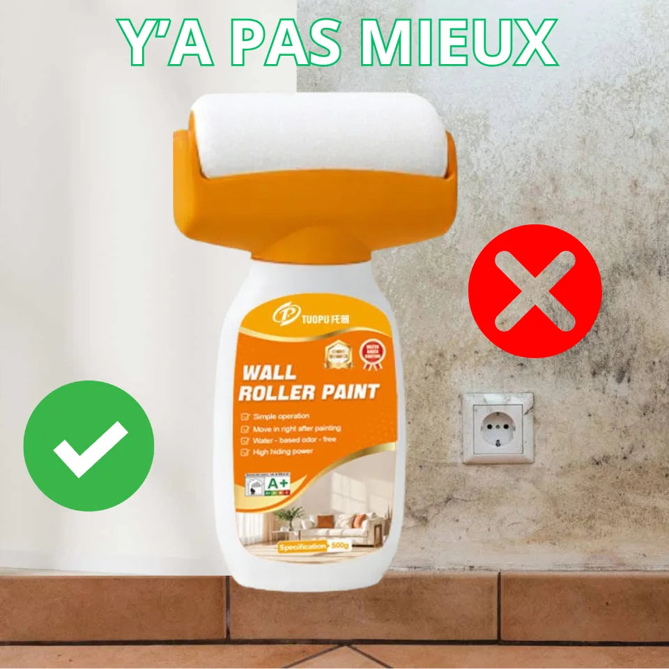 Peinture au rouleau : simple, propre, efficace