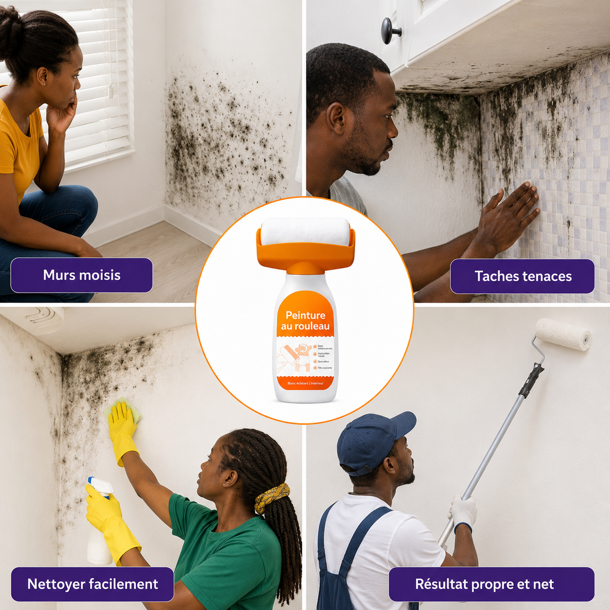 Peinture au rouleau : simple, propre, efficace