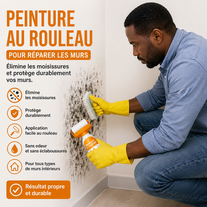Peinture au rouleau : simple, propre, efficace